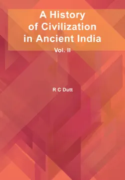 a history of civilization in ancient india: vol. ii book cover image