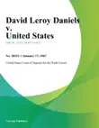 David Leroy Daniels v. United States synopsis, comments