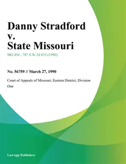 danny stradford v. state missouri book cover image