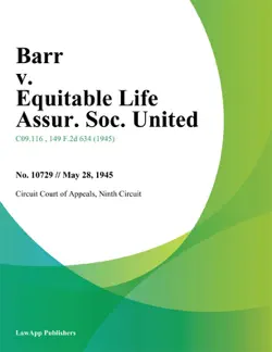 barr v. equitable life assur. soc. united book cover image