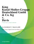 Kmg Kanal-Muller-Gruppe Deutschland Gmbh & Co. Kg v. Davis sinopsis y comentarios