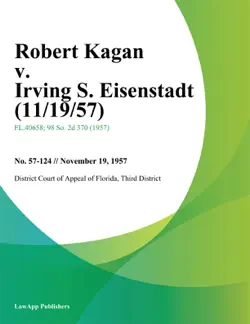 robert kagan v. irving s. eisenstadt imagen de la portada del libro