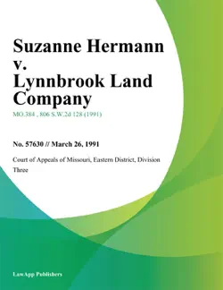 suzanne hermann v. lynnbrook land company book cover image