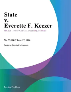state v. everette f. keezer book cover image