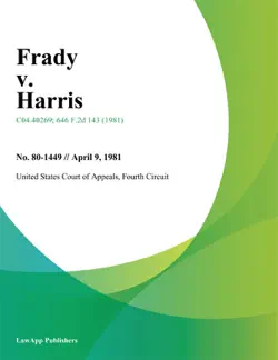 frady v. harris book cover image