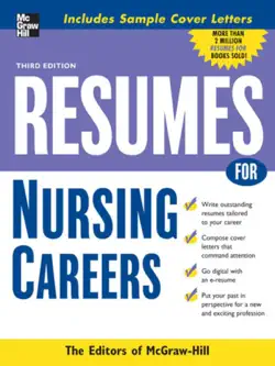 resumes for nursing careers book cover image