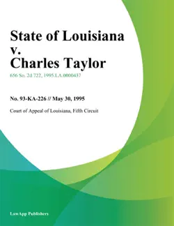 state of louisiana v. charles taylor book cover image
