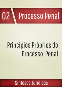 princípios próprios do processo penal book cover image
