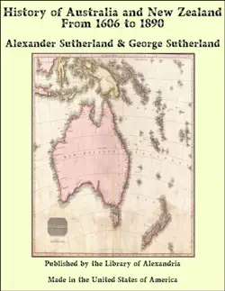 history of australia and new zealand from 1606 to 1890 book cover image