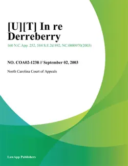 in re derreberry book cover image