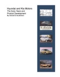 Hyundai and Kia Motors the Early Years and Product Development book summary, reviews and download