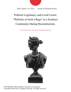 political legitimacy and local courts: 