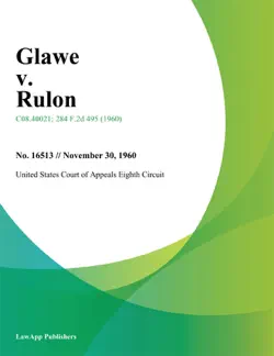 glawe v. rulon book cover image