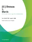 Dotson v. Davis synopsis, comments
