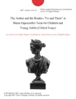 The Author and the Reader--"Us and Them" in Maria Edgeworth's Texts for Children and Young Adults (Critical Essay) sinopsis y comentarios