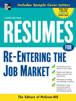 resumes for re-entering the job market book cover image