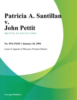 patricia a. santillan v. john pettit book cover image
