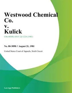 westwood chemical co. v. kulick book cover image