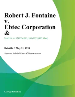 robert j. fontaine v. ebtec corporation book cover image