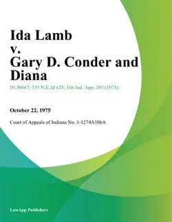 ida lamb v. gary d. conder and diana imagen de la portada del libro