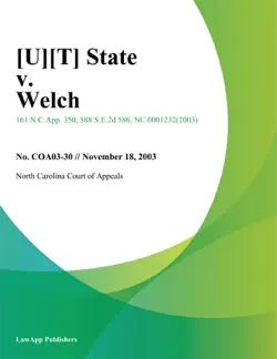 state v. welch book cover image