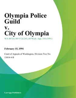 olympia police guild v. city of olympia book cover image