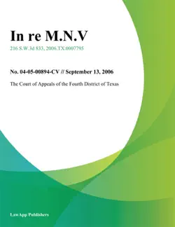 in re m.n.v. book cover image