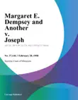 Margaret E. Dempsey and Another v. Joseph synopsis, comments