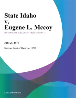 state idaho v. eugene l. mccoy book cover image