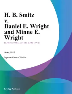 h. b. smitz v. daniel e. wright and minne e. wright book cover image