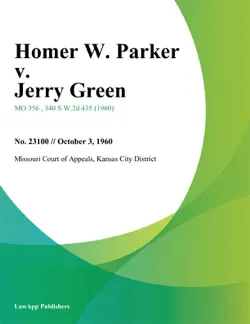 homer w. parker v. jerry green book cover image