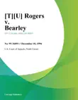 Rogers v. Bearley synopsis, comments
