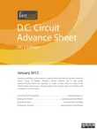 D.C. Circuit Advance Sheet January 2012 synopsis, comments