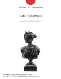 roads of remembrance. imagen de la portada del libro