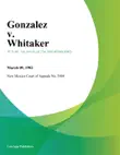 Gonzalez v. Whitaker synopsis, comments