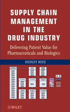supply chain management in the drug industry book cover image