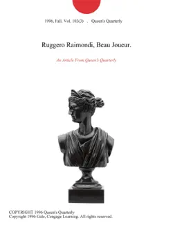 ruggero raimondi, beau joueur. book cover image