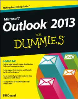 outlook 2013 for dummies book cover image