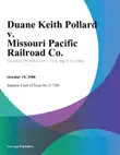 Duane Keith Pollard v. Missouri Pacific Railroad Co. sinopsis y comentarios