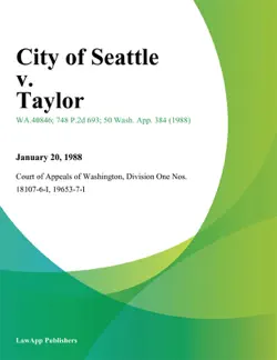 city of seattle v. taylor book cover image