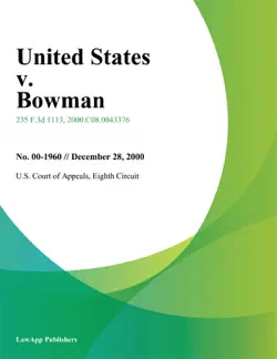 united states v. bowman book cover image
