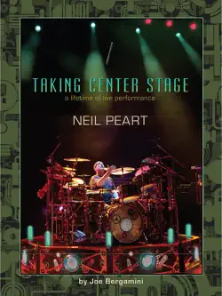 neil peart taking center stage book cover image