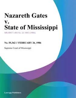 nazareth gates v. state of mississippi book cover image