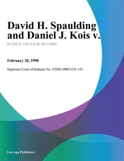 david h. spaulding and daniel j. kois v. book cover image