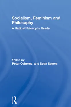 socialism, feminism and philosophy book cover image