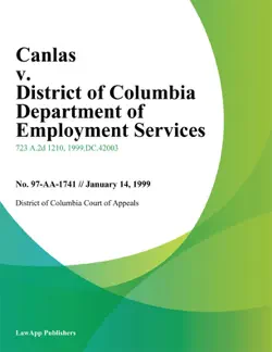 canlas v. district of columbia department of employment services imagen de la portada del libro