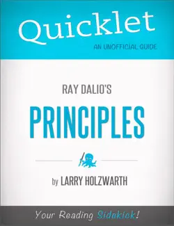 quicklet on ray dalio's principles (cliffnotes-like summary) book cover image