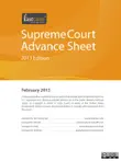 U.S. Supreme Court Advance Sheet February 2013 synopsis, comments