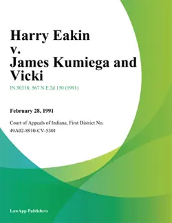 harry eakin v. james kumiega and vicki book cover image