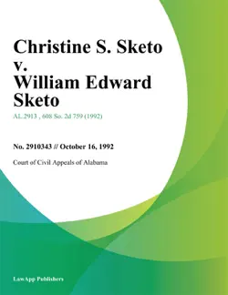 christine s. sketo v. william edward sketo book cover image